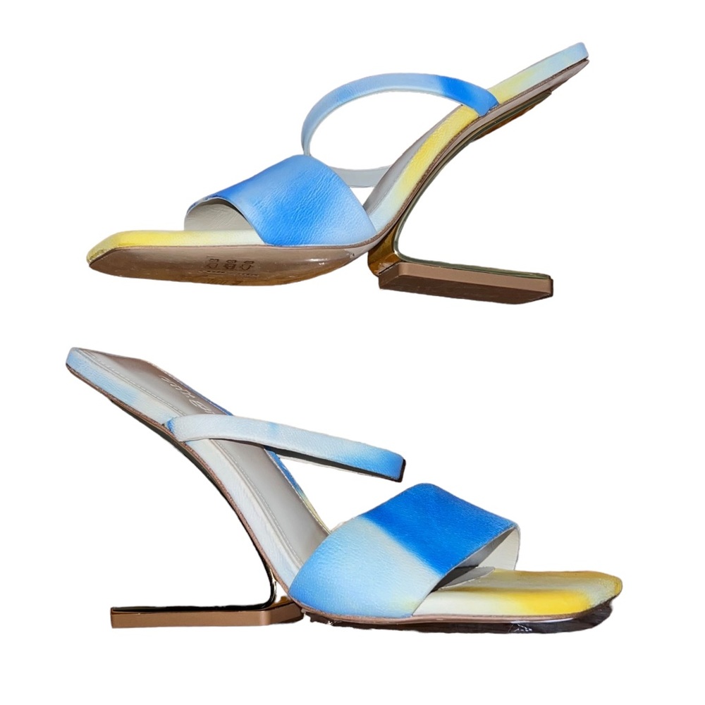 Cult Gaia Rene Sandal In Blue Multi - Picture 5 of 12